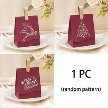 16/8/1pc Mini Christmas Gift Boxes, Christmas Tree, Reindeer, Santa Claus, Snowflake And Other Christmas Elements, Festive Red And Green "Merry Christmas" Design, Suitable For Candy, Christmas Party Supplies, Gift Packaging - Multicolor - View 18