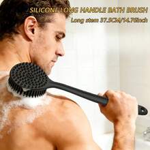 4pcs Bath Brush Set, Suitable For Back, Face, Body And Scalp Massage, Soft Bristle Long Handle Body Brush, Soft Bristles, Effective Cleaning And Exfoliation, Non-Slip Grip, For Deep Cleaning, Bath Brush Set - View 7