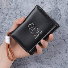 Short Cartoon Wallet, Cute Student Coin Purse, Multi-Function Card Holder, All-In-One Folding Small Wallet, Ins Style - Multicolor - View 9