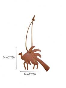 Camel And Palm Tree-Shaped Bag Charm-A Stylish Accessory For Handbags Or Luggage;A Perfect Gift For Middle Eastern National Day,Ramadan,Or Eid Al-Fitr - Multicolor - View 11