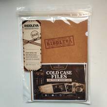 RIDDLEVA Cold Case Files Tycoon 未解之謎偵探桌上遊戲 沉浸式推理謎題遊戲 1-6人合作犯罪破案桌遊 萬聖節派對聖誕禮物家庭遊戲 - 黑色 - 查看 12