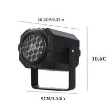 Proyector LED de Navidad Multifuncional Alimentado por USB con 16 Patrones - Diseño Navideño Giratorio, Adecuado para Decoración Navideña Interior y Exterior, Fiestas - negro - Ver 4