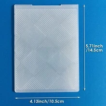 Embossing Plates For Card Making, Multi-Pattern Plastic Templates For Embossing, Featuring Bouquet, Hot Air Balloon, Eiffel Tower, Wood Grain And Leaf Patterns For Scrapbooking, Paper Craft & Album Handmade Decor - Hot Air Balloon - View 27