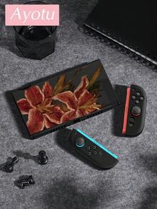 Ayotu 1 قطعة بطانية حماية بنمط زهرة الزنبق البرغندي المرسوم بالزيت، متوافق مع Switch، متوافق مع Switch2 الجديد (2025)/Switch NS/Switch OLED، يمكن تركيبه في القاعدة بدون إزالة الغطاء، بطانية حماية عالمي لوحدة التحكم بالألعاب، إكسسوار ألعاب Switch، مقاوم للسقوط، مقاوم للانزلاق، مقاوم للخدش، أنيق وجميل، مناسب لهدايا الخريف/عيد الميلاد/العودة إلى المدرسة/الشتاء/عيد الفصح/أعياد الميلاد والمناسبات الأخرى. - مشاهدة 2