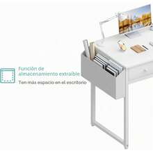 Office Desk - White - View 9