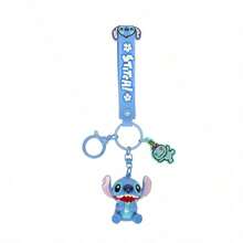 Mesuca Disney Stitch Character Keychain With Wrist Strap, Cute Character Pendant Decoration, Suitable For Backpack, Handbag, Car Keys, Multiple Styles Available, 1pc - View 14