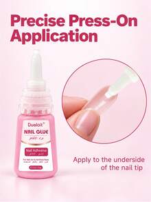 2pcs/1pc,20g Super Strong Nail Glue For Press-On Nails ,Acrylic Nail Tips,Air-Dry, Waterproof & Long-Lasting Easy Application - 20g - View 3