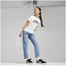 Puma تيشيرتات طفلة صغيرة - أبيض - مشاهدة 3