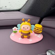 yucen Cute Little Bee 2026 New Car Dashboard Ornament, Fun Healing Decoration Gift, Sweet Honey - A - View 7