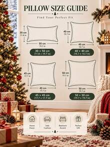 1pc/2pcs Christmas Candy Pillowcase, Candy Pillow Cover, Christmas Decoration, Candy Cane Pattern Decorative Cushion, Suitable For Sofa, Bedroom And Living Room - Candy - View 3