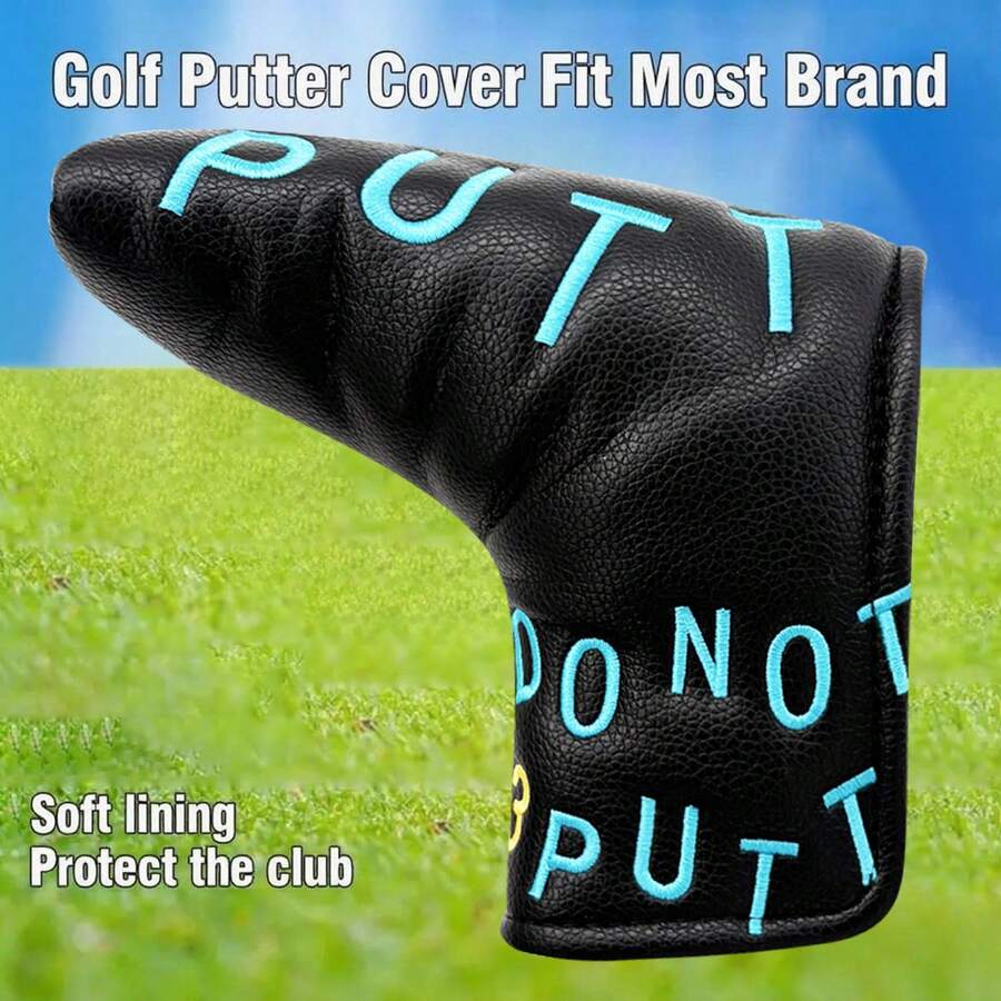 Funda para cabeza de palo de golf, funda para putter de golf; accesorios de golf; material duradero adecuado para sus mejores palos de golf
