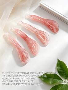 3件組樹脂刮痧板與頭皮按摩梳套組，包含章魚造型頭皮按摩器、心形刮痧板與臉部按摩滾輪，粉色水晶感穴位按摩工具，適合頭皮護理與臉部提拉按摩，女性專用SPA舒壓放鬆套組 - 彩色 - 查看 10