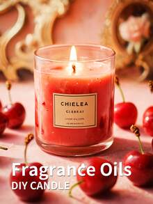 EMBRACEX. Red Cherry Fragrance Oil - 60ml Fragrance Oil, Suitable For Aromatherapy, Diffusers And DIY Crafts (Candles) - Cherry Scent, With Dropper - Cherry - View 3