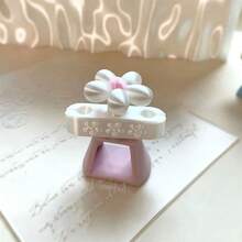 Beautizon Nailartlab 多功能花卉旋轉貓眼美甲磁鐵工具，附支架，多頭可打造寬光束、環形與水晶貓眼效果，自動玻璃珠磁棒，適合初學者 DIY 美甲工具 - 彩色 - 查看 8