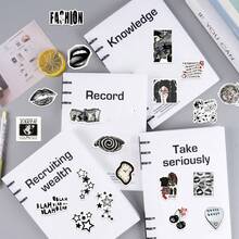 somoving 50pcs Art Black & White Collage Stickers, With Bold Patterns, Vintage Elements And Expressive Layouts, Creative Visual Aesthetic Vinyl Decorative Stickers - Suitable For Decorating Laptops, Phones, Guitars, Water Bottles, Cars - Multicolor - View 5