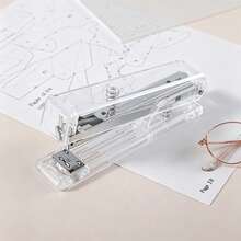 Stapler Akrilik Minimalis, Tersedia 3 Warna Rose Gold / Gold / Silver, Kompatibel dengan Staples #12, Alat Penjilid Dokumen Ukuran Saku yang Ringkas, Cocok untuk Pelajar dan Lingkungan Kantor - beraneka warna - View 13