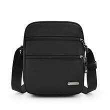 Unisex Nylon Water-Resistant Crossbody Bag, Multi-Pocket, Available In Small And Large Sizes, One Shoulder Bag For Daily And Outdoor Use - Multicolor - View 12