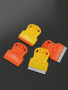 Plastic Mini Scraper; Scraper For Removing Stickers, Window Film And Glass Glue; Scraper For Removing Paint, Stickers And Residue; Car Film Removal Tool Set; Small Cleaning Scraper; Glass Scraper; Multi-Functional Plastic Glue Remover Scraper; Screen Cleaning Tool - A - View 11
