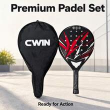CWIN Beach Tennis Racket, Plastic Surface, EVA Shock-Absorbing Core, With Storage Bag, Suitable For All Skill Levels - Multicolor - View 8