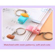1 buah Stapler Mini Lucu Stapler Kecil Set Alat Tulis Mini Warna Pink Set Stapler dan Staples Cocok untuk Rumah Kantor Stapler Mini Pelajar Kantor Budaya Kecil Kreatif dengan Gantungan Kunci Grosir Stapler Mini Kartun Stapler Mini Pelajar Kantor Stapler Kecil Stapler Portabel Gantungan Kunci Warna Macaron - Berbagai gaya - View 6