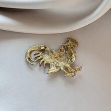 1pc Casual Zinc Alloy Animal Brooch Suitable For Spring Summer Autumn Winter Daily Wear - Multicolor - View 6
