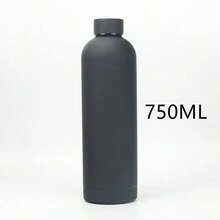1pc 500ML/750ML/17oz/25oz Highly Attractive Portable Minimalist Large Capacity Stainless Steel Insulated Water Bottle For Girls Students School Sports - Multicolor - View 28