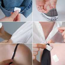 36/72/180/360pcs Transparent Anti-Slip Pads, Suitable For Shirt Collar, Women's Lingerie And Underwear Anti-Slip, Invisible Grip Seamless Adhesive Pads - Multicolor - View 9