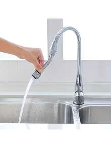 1pc Faucet Extender, Water-Saving Anti-Splash Aerator, 360° Rotating Sink Replacement Part, Soft Shower And Powerful Spray, Water-Saving Anti-Overflow Design For Kitchen And Bathroom Sink, Tool-Free Installation, Compact Shower Head, High-Quality Water Flow, Rust-Resistant Material, Sink Sprayer, Ideal Gift For Halloween, Christmas, Birthday - Multicolor - View 12