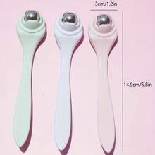 Beauty Eye Massage Roller, Steel Ball Manual Eye Massager, Metal Roller Massage Wand For Dark Circles, Eye Cream Applicator, Designed For Eye Care And Beauty - Multicolor - View 6
