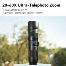 APEXEL 20X-60X Zoom Telephoto Lens With Tripod, Professional Phone Camera Lens Compatible With Iphone & Most Smartphones, Multi-Functional Telescope For Moon Photography, Wildlife, Sailing, Sports & More - View 11