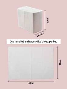 White Waterproof Foldable Nail Table Mat Paper, For Nail Salon Practice Manicure, Nail Supplies, Nail Tools, Nail Art Tools, Back To School Season, Nail, For Patch Nails - White - View 3