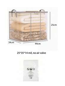 Large Capacity PVC Storage Bag, Suitable For Clothes And Bedding - Transparent Organizer Bag, Dorm, Moving And Back To School Essentials, Designed For Bed Storage, Christmas And Winter Storage, Closet Storage System - Multicolor - View 12