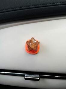 Car Data Cable Adhesive Hook, Star Decoration, Car Interior Data Cable Clip, Open-Style Car Adhesive Small Hook, Front Row Phone Charging Cable Storage Clip, Car Storage Small Accessory - Star - View 10