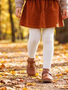 4 PCS Girls Basic Stirrup Tights, Skin‑Friendly Breathable Kids Pantyhose, Elastic Toddler Stockings For Spring Autumn - Multicolor - View 7