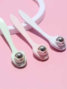 Beauty Eye Massage Roller, Steel Ball Manual Eye Massager, Metal Roller Massage Wand For Dark Circles, Eye Cream Applicator, Designed For Eye Care And Beauty - Multicolor - View 2