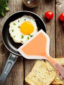 4pcs Set Silicone Spatulas, 10 Inch Pancake Turner, Durable Heat-Resistant Wide Head Turner, Non-Stick Stirring Spoon, Suitable For Eggs, Crepes, Brownies, Fish Cakes, Pizza, Baking Ingredients, Kitchen Tools - Multicolor - View 11