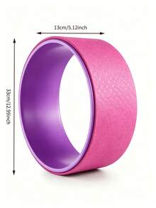 1pc Yoga Wheel, Pilates Ring, Back Bend Training Prop, Non-Slip Surface, Stable Structure, Portable Fitness Accessory, Suitable For Yoga Practice, Stretch Training And Body Shaping, Color Shipped Randomly - Random Color - View 12