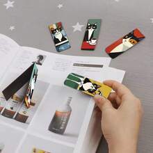 5pcs Magnetic Bookmarks, Cute Animal Magnet Page Markers, Fun Animal Magnetic Bookmarks, Magnet Page Clips, Suitable For Teachers, Reading Party Gifts - Set - View 3