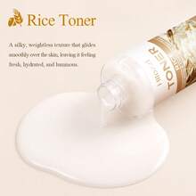 Hllozzi 100ml Rice Toner-Formulated With Rice Extract, Niacinamide, And Aloe Vera Extract. It Deeply Hydrates And Moisturizes, Brightens The Complexion, And Improves Dullness. Suitable For Daily Skincare And The Autumn/Winter Season; Christmas Gift. - 100ml Rice Toner - View 5