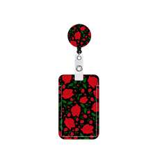 1pc Rose Sunflower Butterfly Avocado Print Lanyard Card Holder Set - Multicolor - View 5