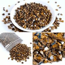 Natural Tiger Eye Broken Stones, Suitable For Aquarium, Fish Tank, Bonsai, Terrarium And DIY. - Brown - View 5