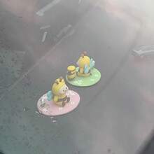 yucen Cute Little Bee 2026 New Car Dashboard Ornament, Fun Healing Decoration Gift, Sweet Honey - A - View 5