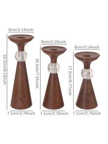 Exquisite Wood Grain Texture, Smooth Surface, Sturdy Structure, Easy To Clean And Reusable For Long Time Use. Perfect For Dining Table, Fireplace Mantel, Coffee Table Display, Great Decor For Christmas, Wedding, Thanksgiving, Romantic Dinner Party. - Retro-style Luxury - View 17