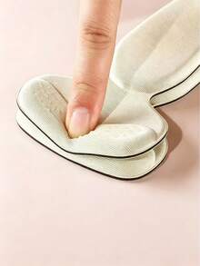 3/2/1pcs Anti-Slip Heel Pads, Soft Self-Adhesive Heel Cushions, Anti-Chafing Foot Pads, Suitable For Loose Flat Shoes, Sneakers And Loafers, Trimmable Size - Anti-friction Shoe Insoles - View 8