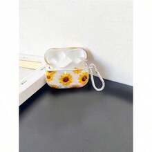 1pc Pink Leopard Print Earphone Case Compatible With Apple AirPodPro Pro2 Airpods3 Airpods2 1 Full Coverage Shockproof - Yellow - View 10