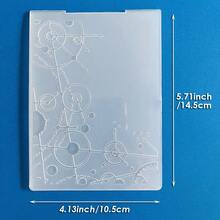 Embossing Plates For Card Making, Multi-Pattern Plastic Templates For Embossing, Featuring Bouquet, Hot Air Balloon, Eiffel Tower, Wood Grain And Leaf Patterns For Scrapbooking, Paper Craft & Album Handmade Decor - Hot Air Balloon - View 30