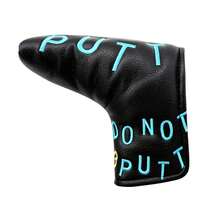 Funda para cabeza de palo de golf, funda para putter de golf; accesorios de golf; material duradero adecuado para sus mejores palos de golf - Negro - Ver 9