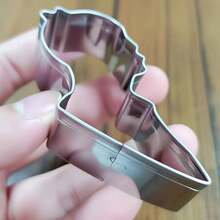 430 Stainless Steel Cookie Cutter Set, Wedding Decor, Stainless Steel Valentine's Day Cookie Mold Heart Shape Men's Women's Cookie Fondant Embossed Cutter - View 7