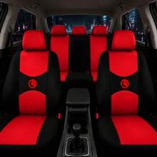 Car Seat Covers Star & Moon Design, All-Season Fabric Full Coverage Seat Covers, Breathable Non-Slip Seat Cushions, Universal For 5-Seater Sedan, SUV, Compact Car - Flat Print - View 13