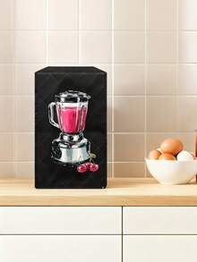 2D Flat Juice Pattern Blender Cover, Hanging Kitchen Appliance Dust Cover, Decorative Countertop Blender Protective Cover Suitable For Various Kitchen Machines, Applicable To Coffee Makers And Food Processors - Multicolor - View 9